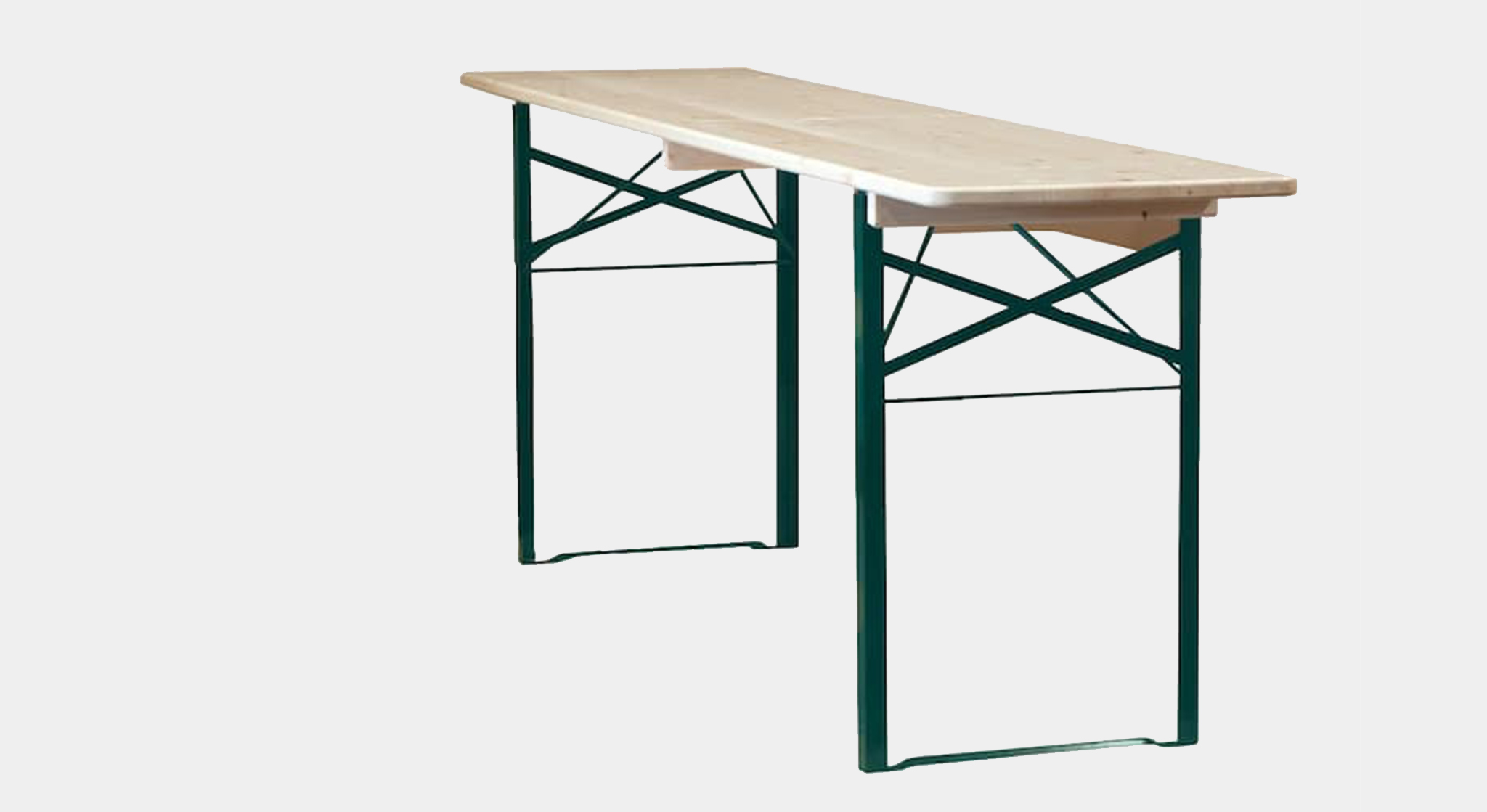 2m Wooden Beer Table