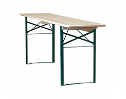 2m Wooden Beer Table