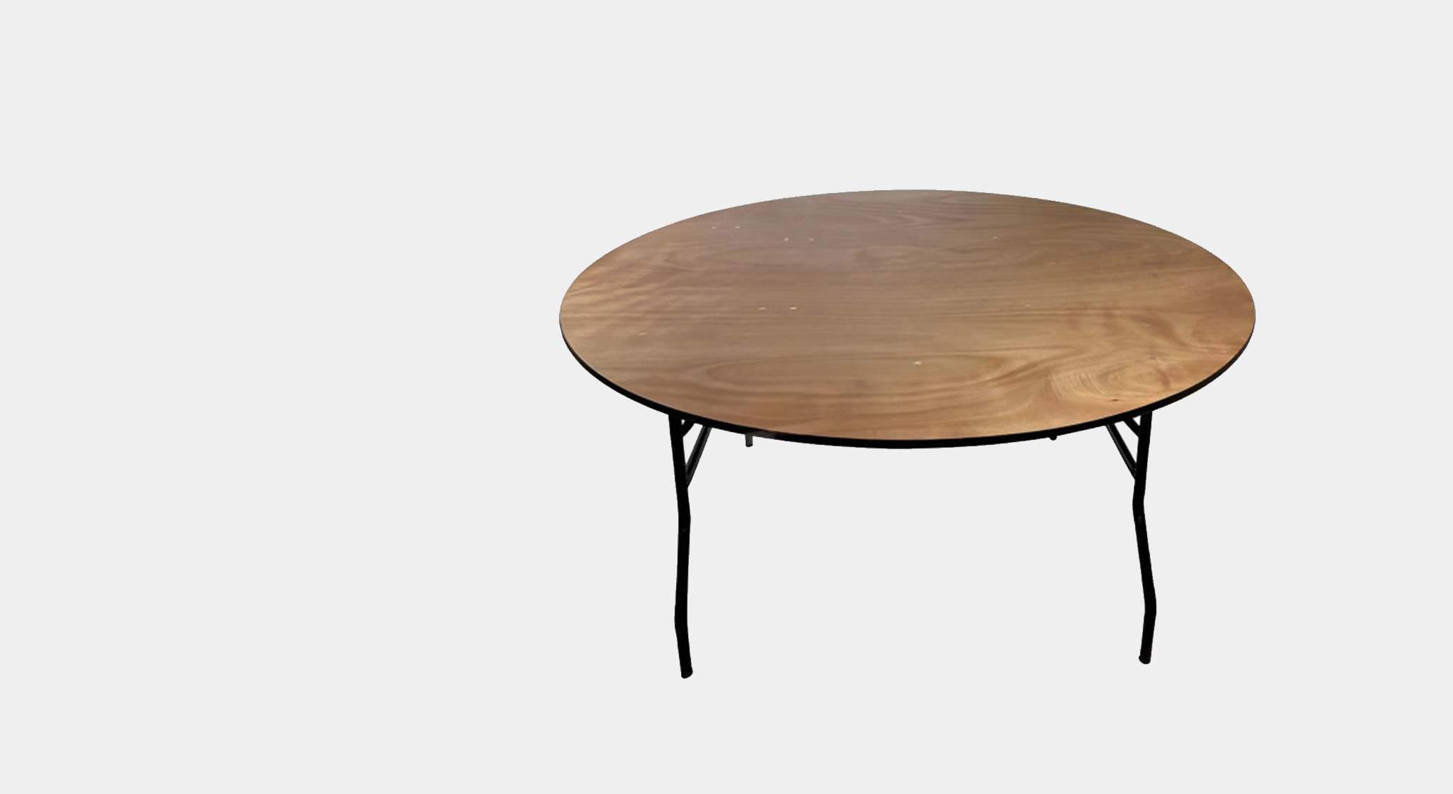 5ft Diameter - Wooden Round Table