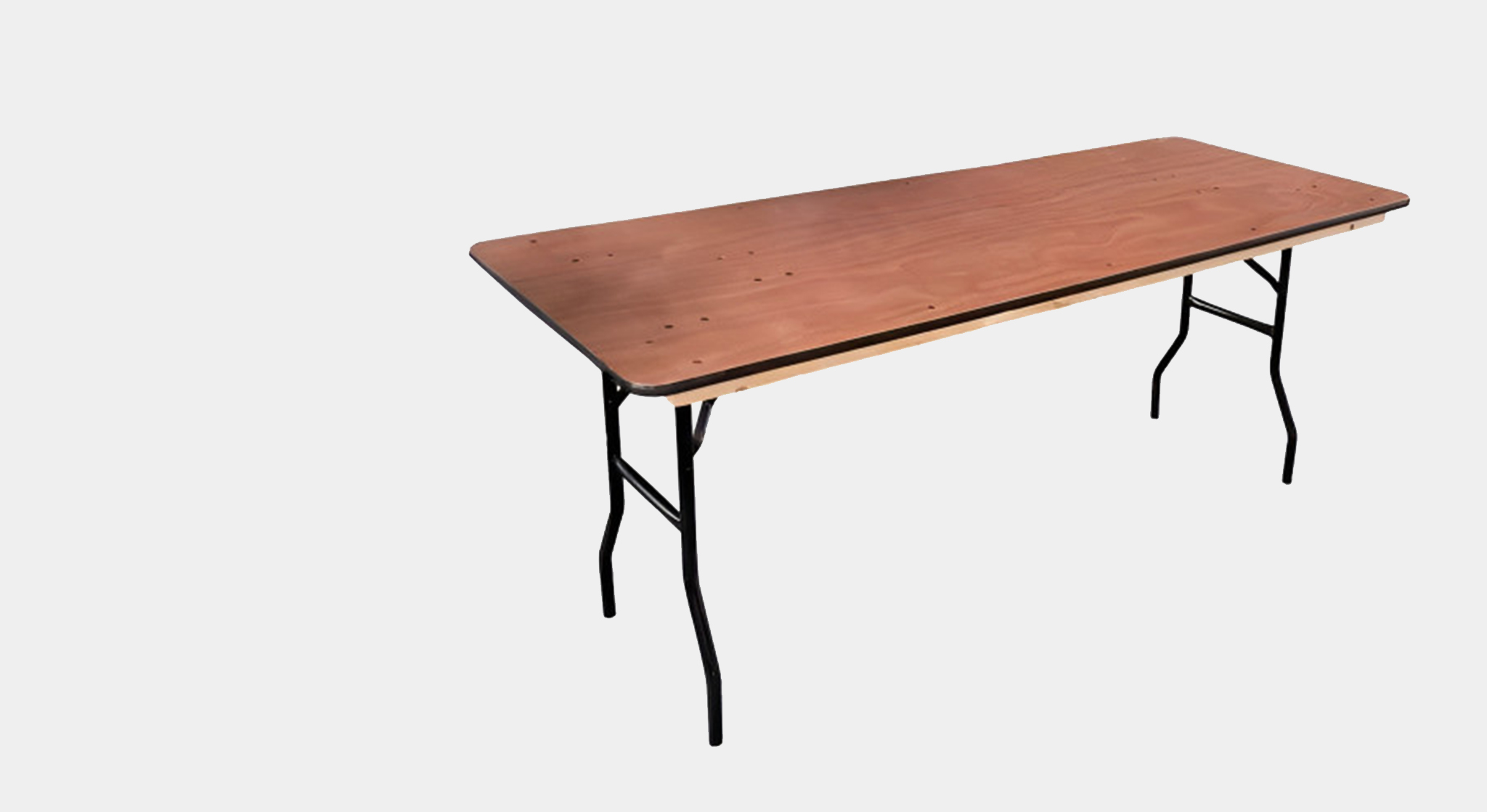 6ft Wooden Trestle Table