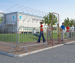 Fixed Leg Walk Through Barrier (Pedestrian/Crowd Control)