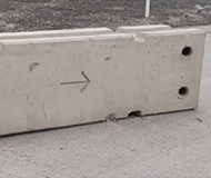 Temporary Vertical Concrete Barriers (TVCBs)