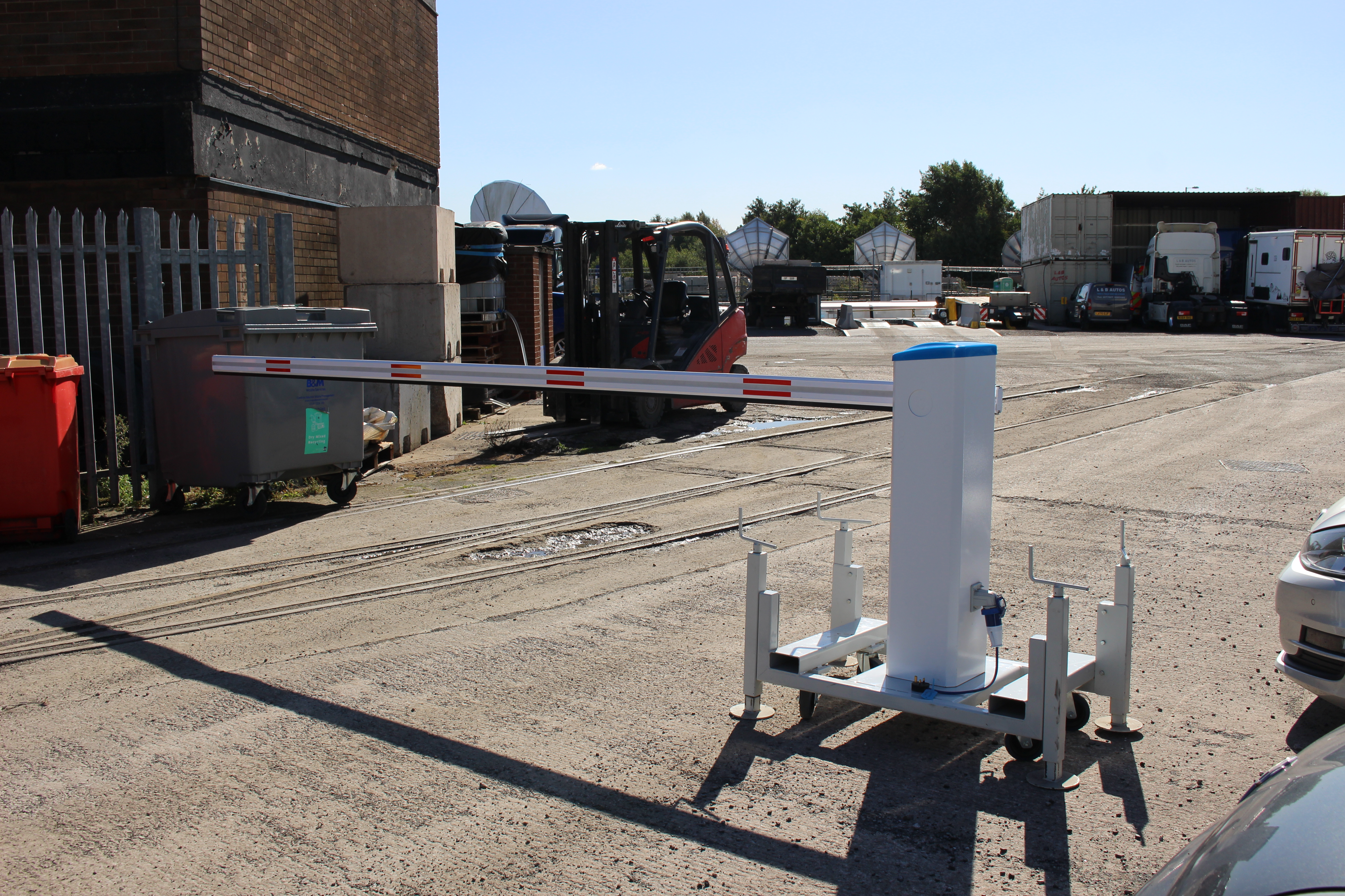 Portable Rising Arm Vehicle Barrier