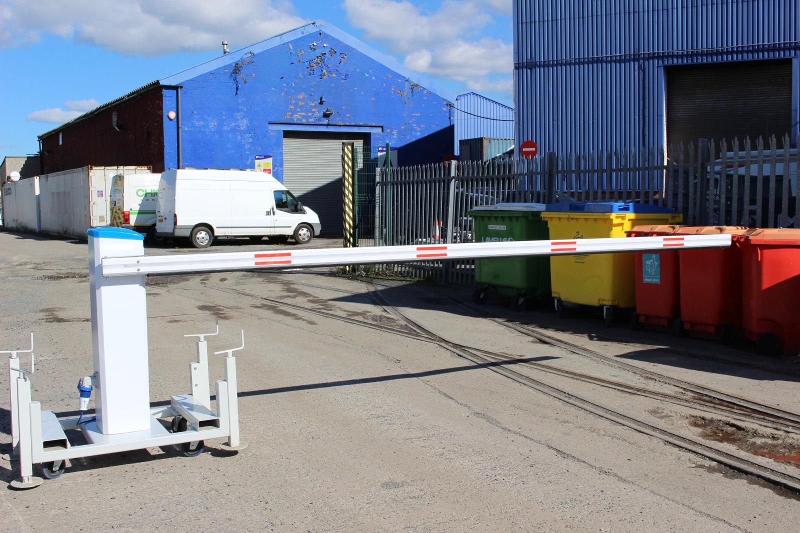 Portable Rising Arm Vehicle Barrier