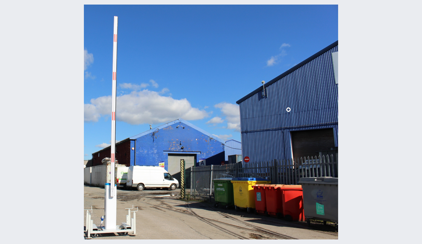 Portable Rising Arm Vehicle Barrier