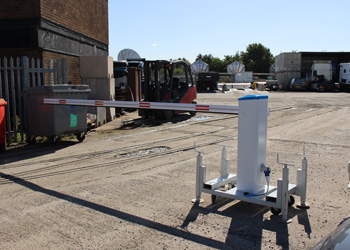 Portable Rising Arm Vehicle Barrier